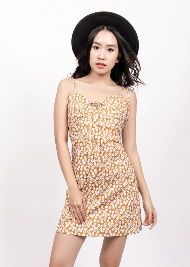 Girl Next Door Dress in Yellow • DREAMSCAPED